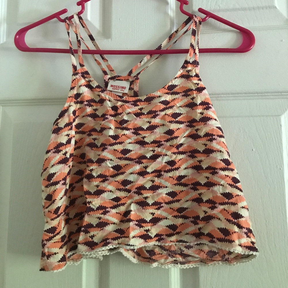 “Mossimo Supply” tribal print crop top!
